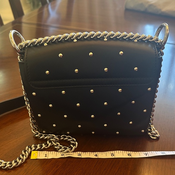 Alexander McQueen Authentic Elegant Black Studded Chain mini Bag. MINT CONDITION - Picture 7 of 13